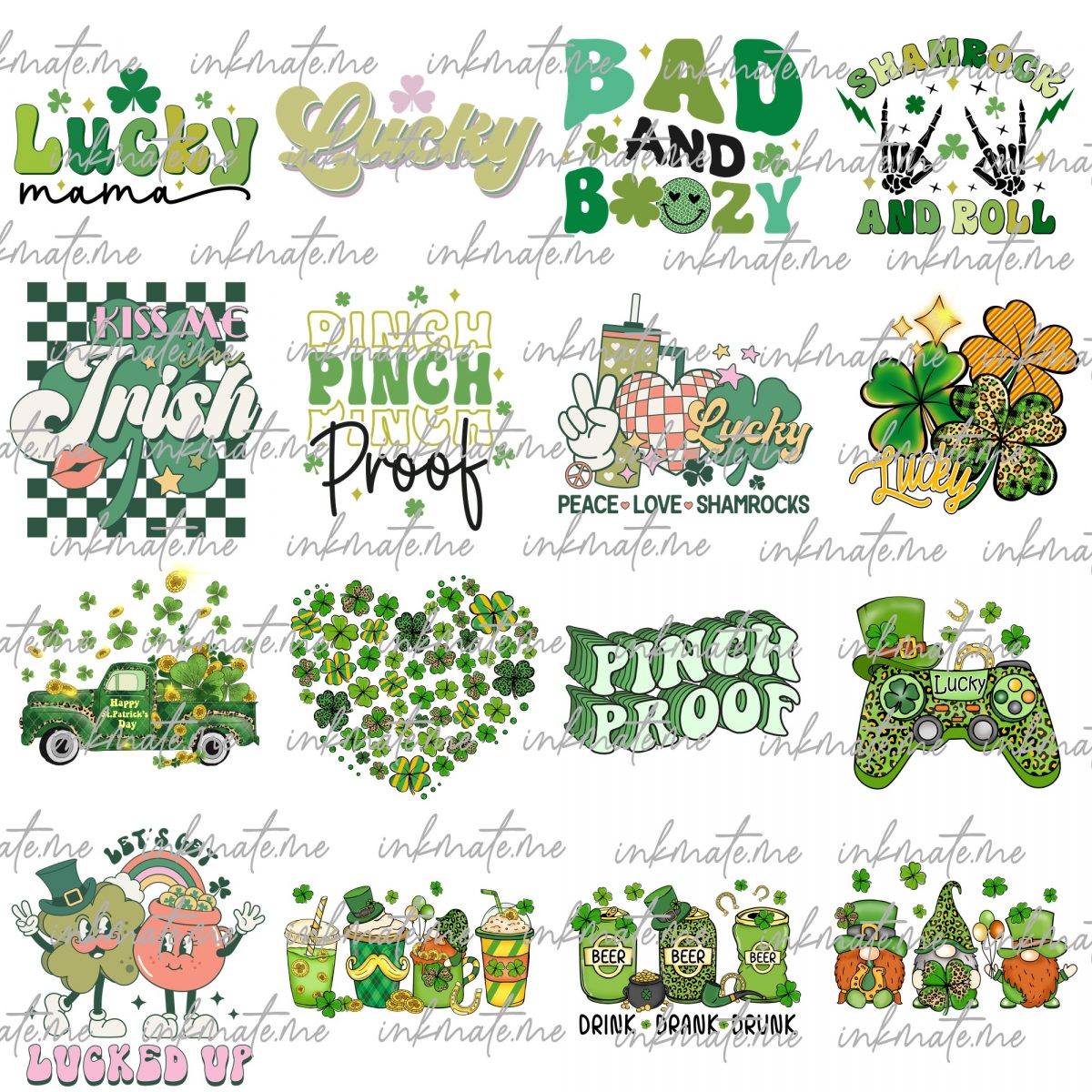 St patricks day png Mega Bundle, Retro St Patricks png designs bundle, St patricks day png, St patty's png bundle, png file for sublimation