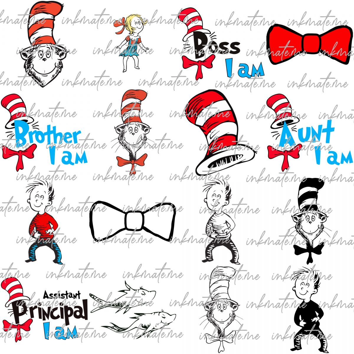 Dr. Suess Alphabet Png, Dr. Suess Bundle,