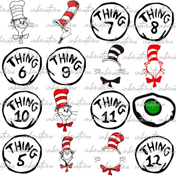 Dr. Suess Alphabet Png, Dr. Suess Bundle,