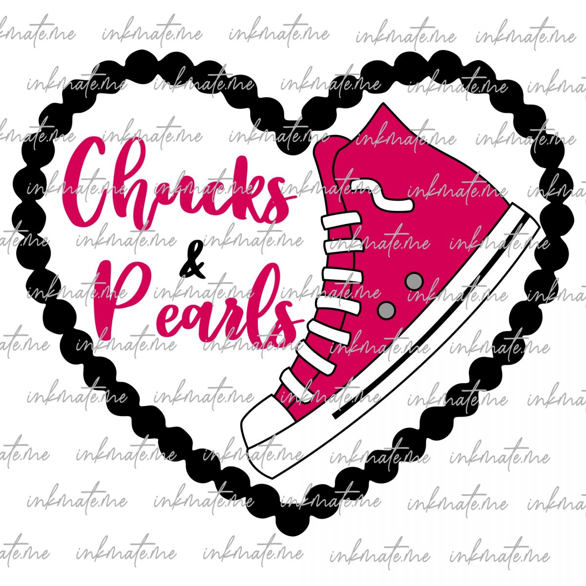 Casual Meets Classy, Elegant Pearls, Stylish Footwear, Chic Chucks