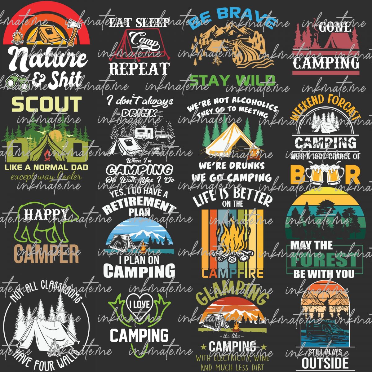 Camping PNG Bundle, Camping Quote PNG, Camping Saying Png, Funny Camping png, Camplife Quote, Camp Life PNG, Campfire png, Camping PNg