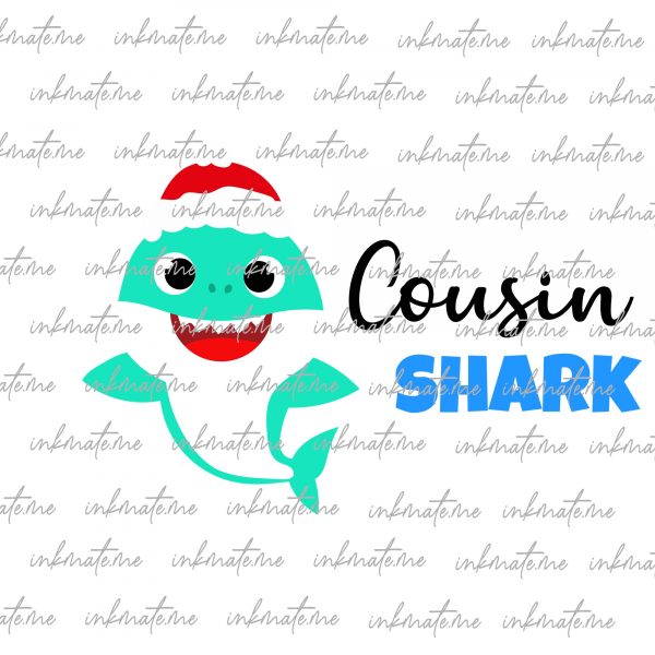 Merry Sharkmas, Shark Family Christmas, Shark Christmas Tree, Baby Shark Holiday, Christmas with Sharks