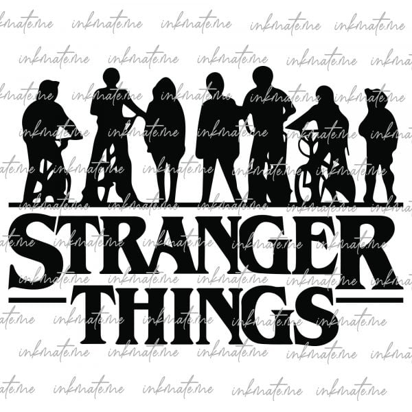 Horror Show PNG, Mystery Show PNG, Stranger Things Graphic, Stranger Things Poster, TV Series PNG