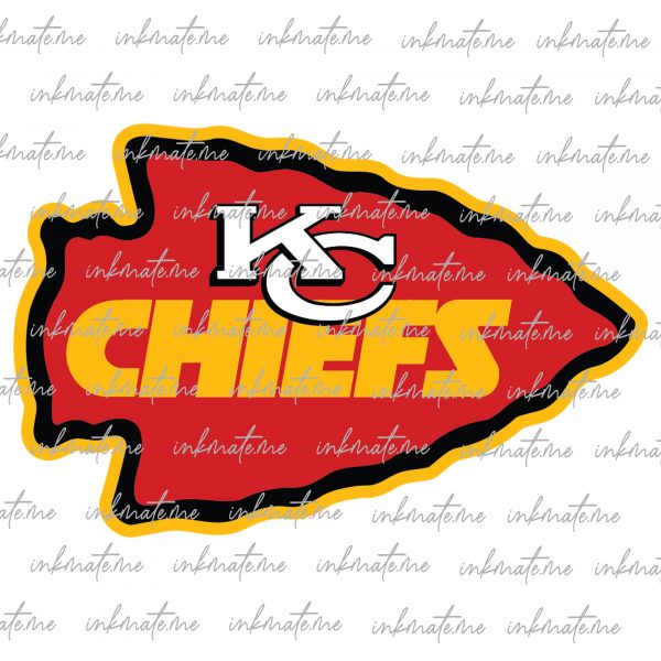 Chiefs Fan Art, Chiefs Logo, Chiefs Touchdown, Red and Gold, Chiefs Victory