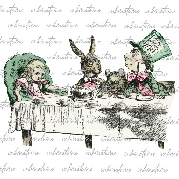 Tea Party, Cheshire Cat, Queen of Hearts, Alice, White Rabbit, Wonderland Adventure