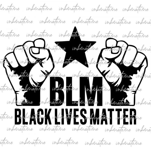 BLM Logo, Equality March, Peaceful Protest, Justice for All