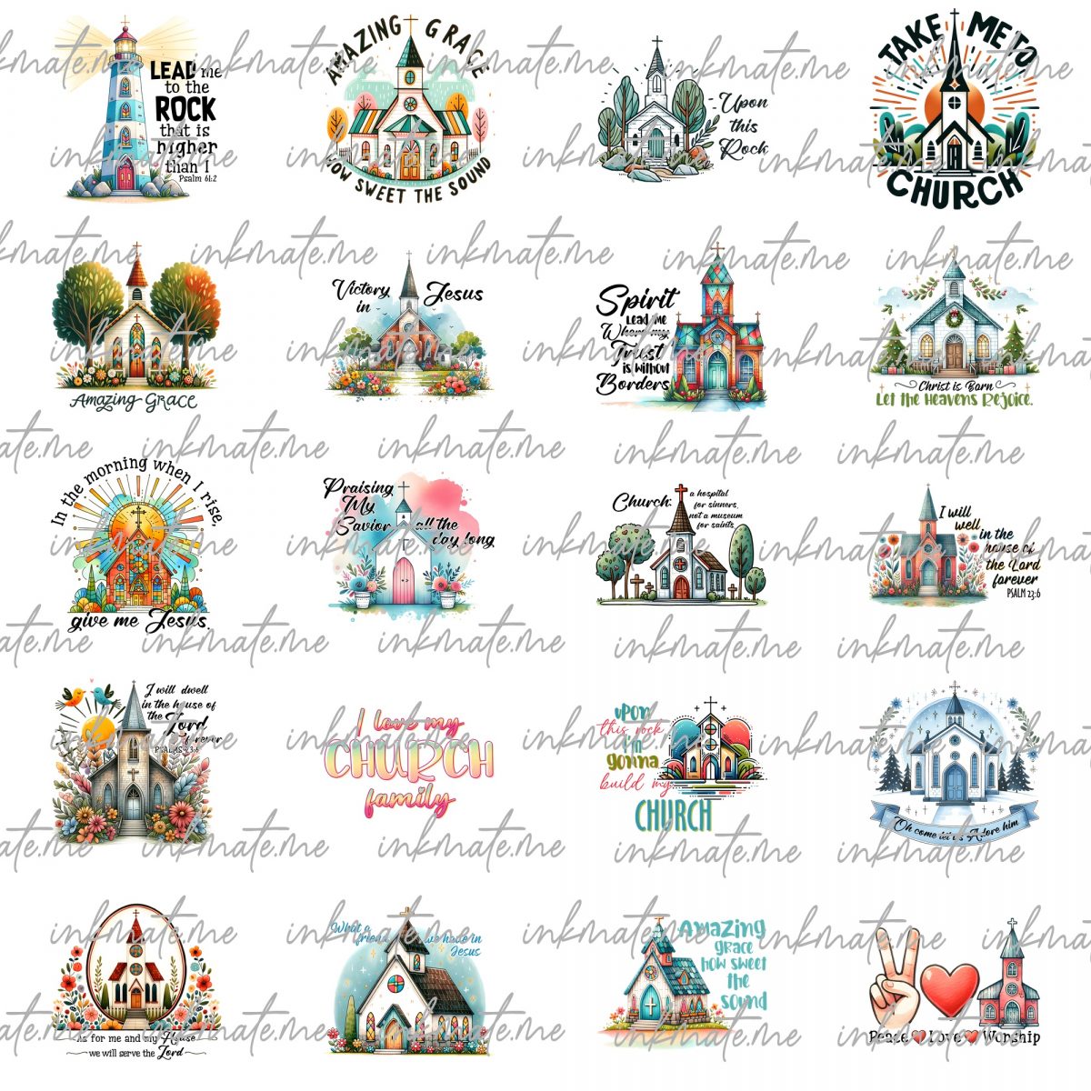 Church Bundle PNG, Church Png, church items PNG, church PNG design,