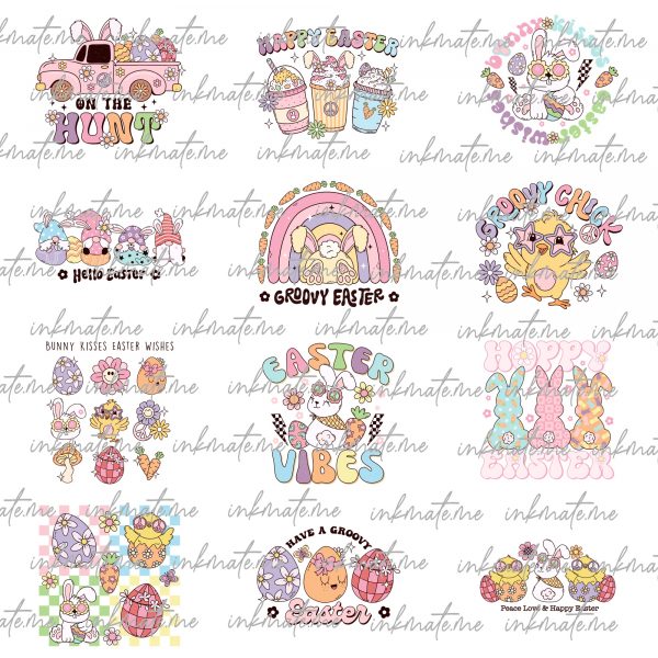 Happy Easter Day Mega Bundle Png File, Easter Day , Happy Easter Bundle Png, Bundle Png, Easter Life Png, Sublimate Designs Download