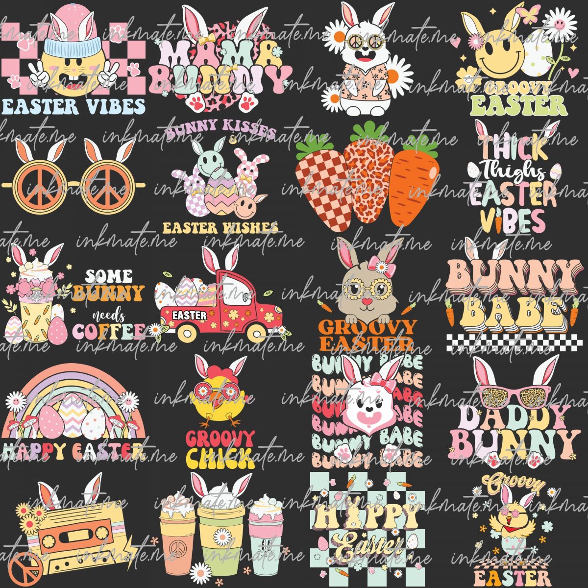 Happy Easter Day Mega Bundle Png File, Easter Day , Happy Easter Bundle Png, Bundle Png, Easter Life Png, Sublimate Designs Download