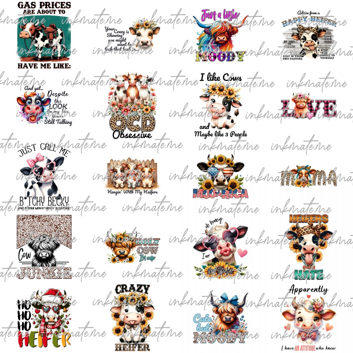 Cow Png Bundle, Western Png Bundle, Cow Sublimation Bundle, Western Sublimation Bundle,Farm Animals Png,Sublimation Designs,Digital Download