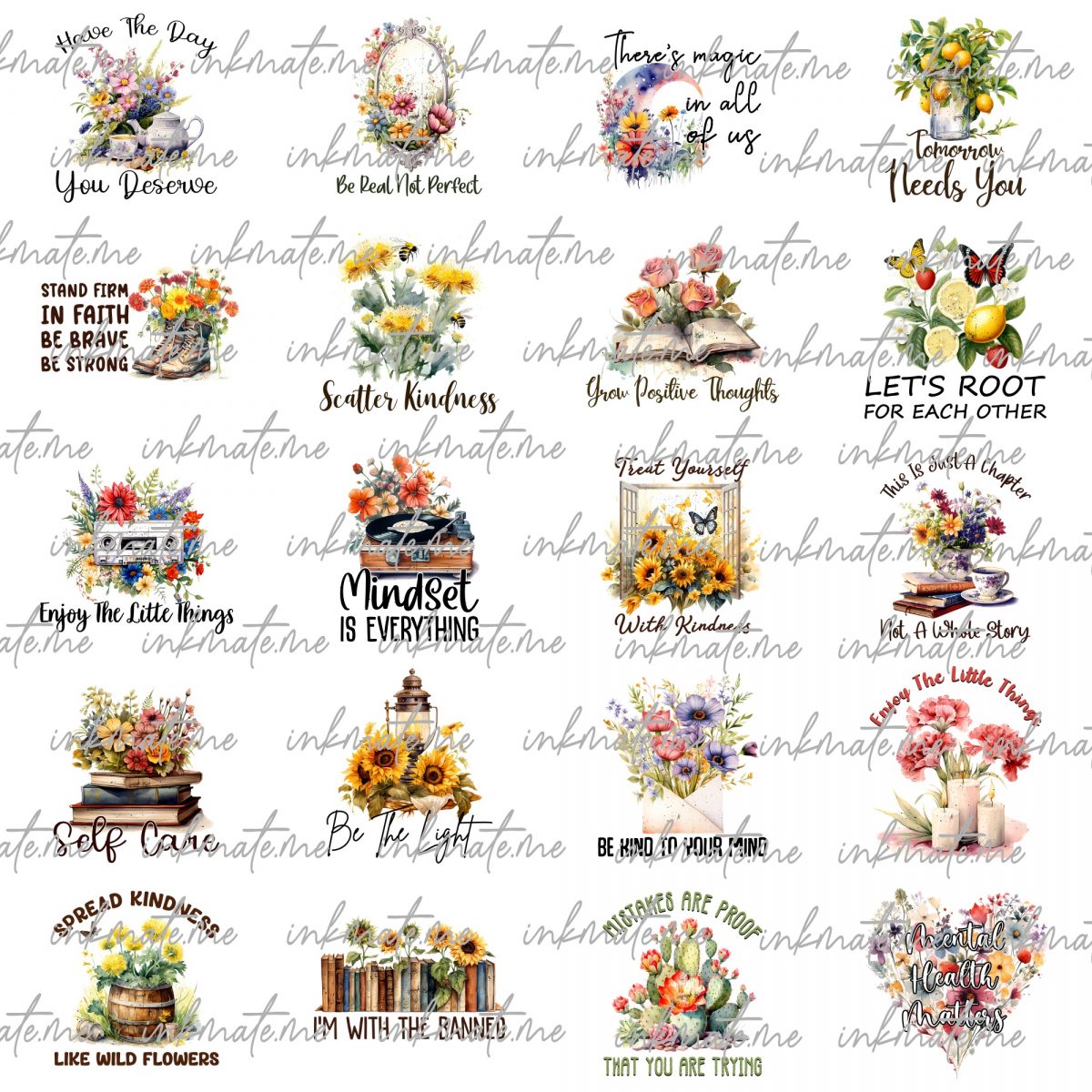 Flower Bundle PNG, Spring Clipart, Wildflower Png, Floral Clipart, WildFlowers Png bundle, Flowers Png bundle, Wildflowers Clipart