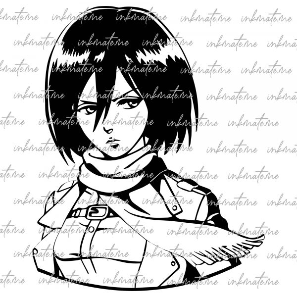 Mikasa Ackerman, Eren Yeager, Shingeki No Kyojin, Titan Form, Anime Battle