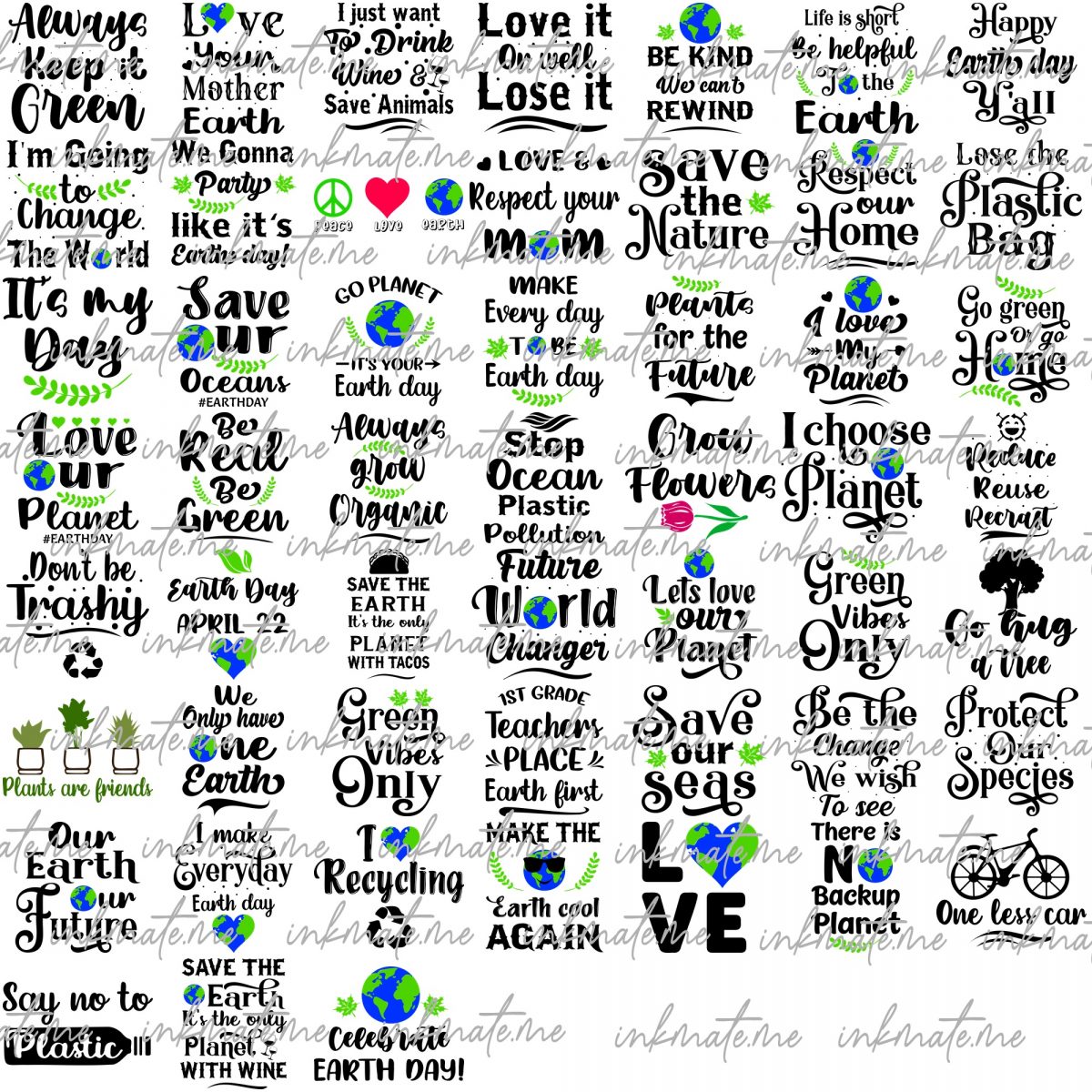 Earth Day Png Bundle, Earth Day Png, Earth Day Quotes Png, Earth Day Recycle Png, Global Warming Png, Planet Earth Png, Environment Png