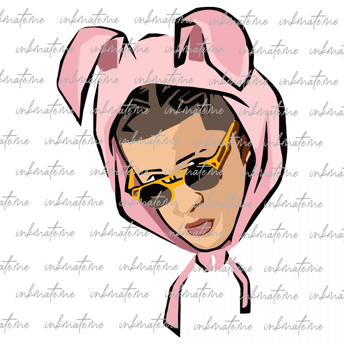 Reggaeton Star, Bad Bunny Logo, Puerto Rican Artist, Bad Bunny Pose