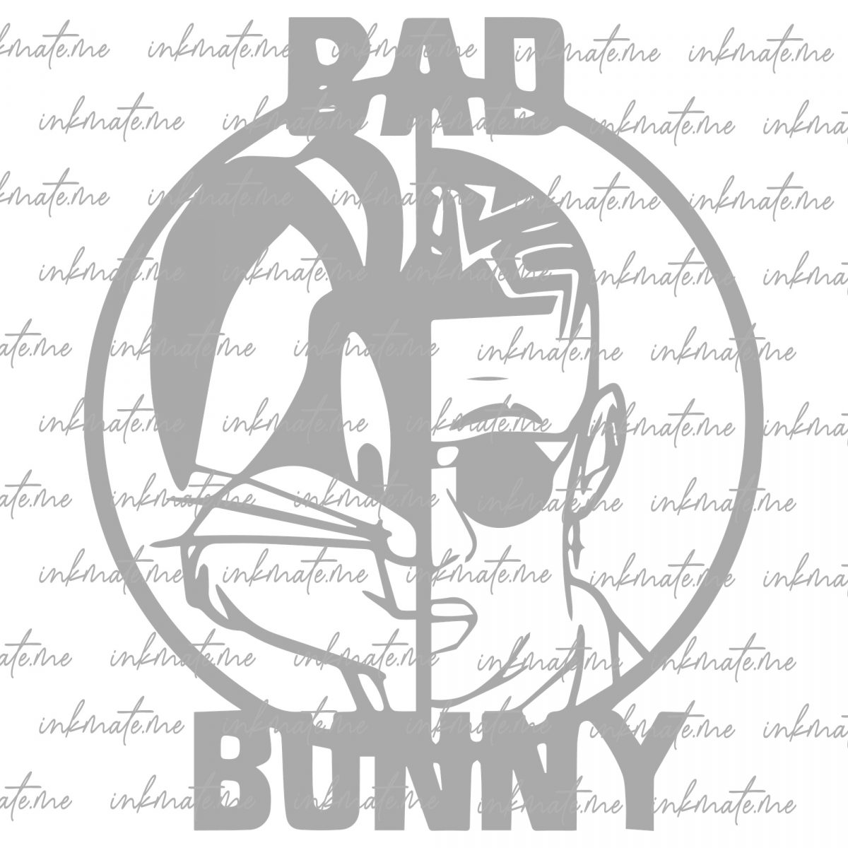 Bad Bunny Pose, Concert Performance, Bad Bunny Logo