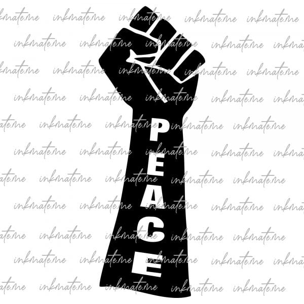 Peaceful Protest, Freedom Fist, Diversity, Inclusivity, Unity