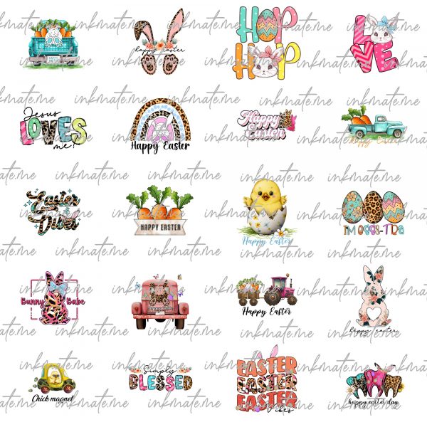 Happy Easter Day Mega Bundle Png File, Easter Day , Happy Easter Bundle Png, Bundle Png, Easter Life Png, Sublimate Designs Download