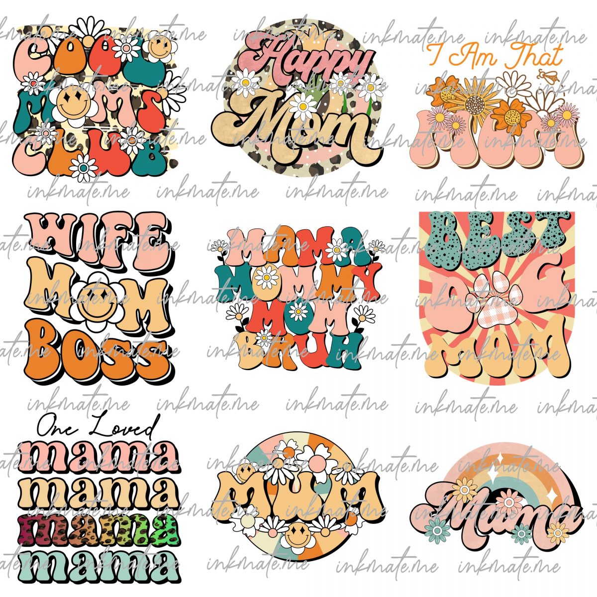 Mom PNG Bundle, Mothers Day Png, Mom Png, Mom Life Png, Girl Mom Png, Mama Png, Mama Sublimation, Blessed Mama Png, Gift For Mom, Mom Shirt