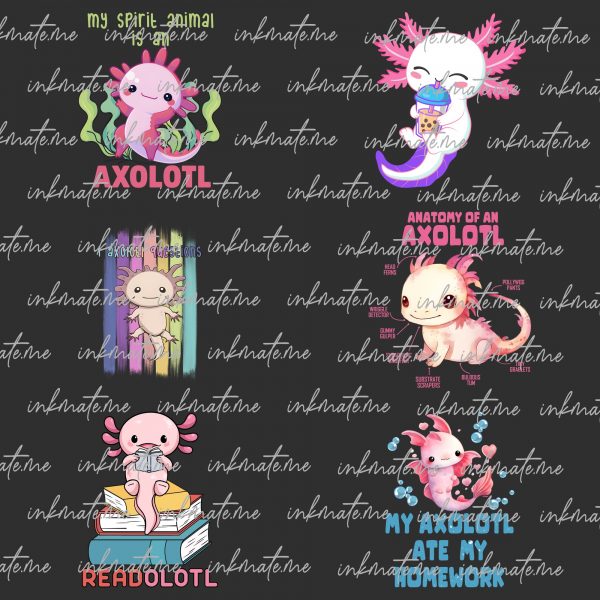 Axolotl Png Sublimation Bundle, Axolotl Cute Png, Axolotl Png, Axolotl Graphics Png, Funny Axolotl, Axolotl Fish,g Digital Download