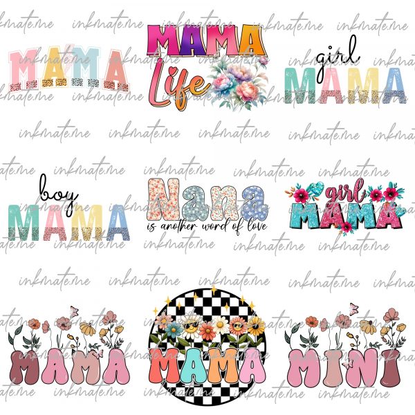 Mom PNG Bundle, Mothers Day Png, Mom Png, Mom Life Png, Girl Mom Png, Mama Png, Mama Sublimation, Blessed Mama Png, Gift For Mom, Mom Shirt