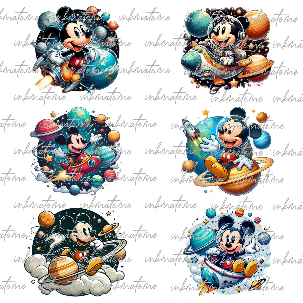 Mickey PNG Bundle , mickey mouse space clipart, cute mickey png, mickey mouse png, instant download