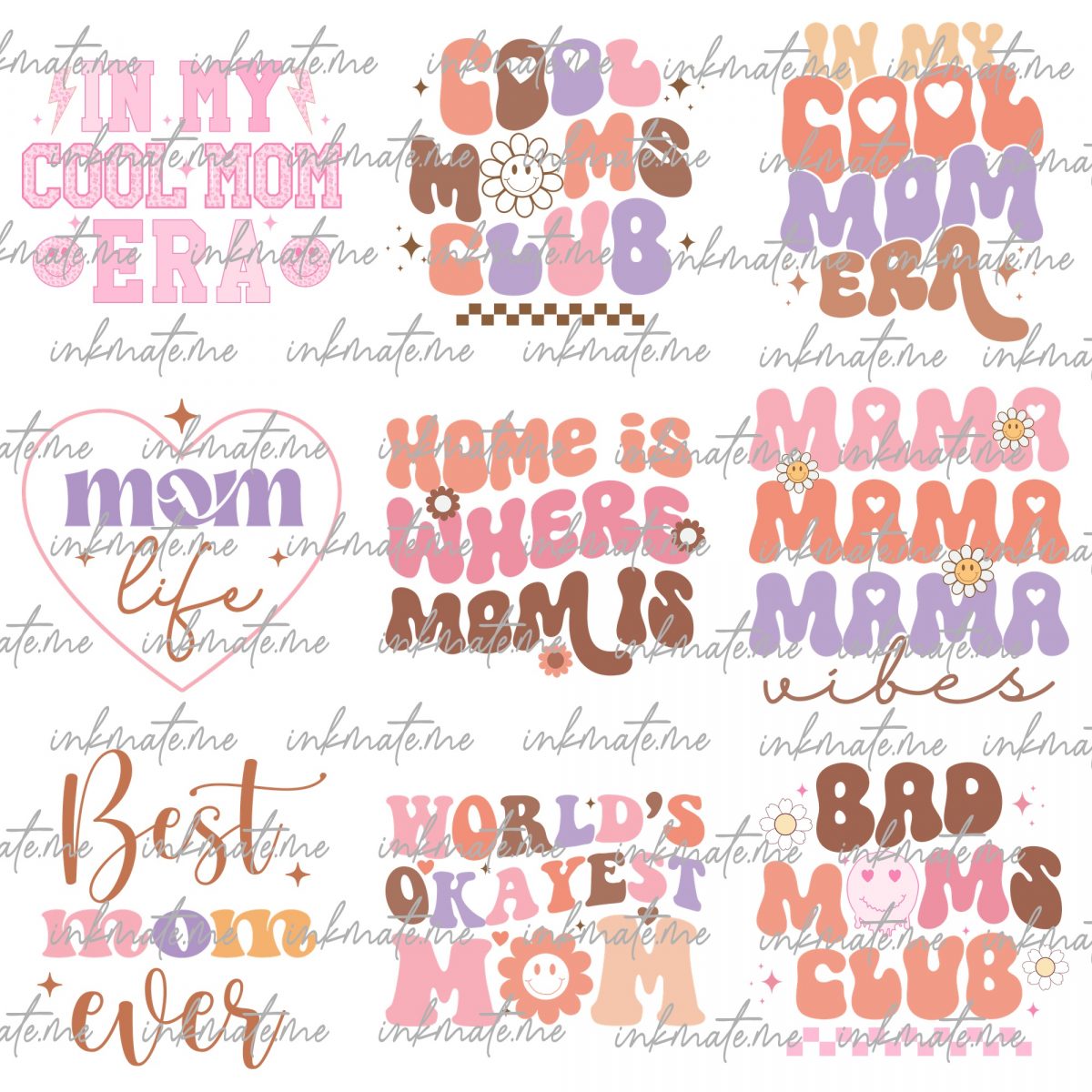 Mom PNG Bundle, Mothers Day Png, Mom Png, Mom Life Png, Girl Mom Png, Mama Png, Mama Sublimation, Blessed Mama Png, Gift For Mom, Mom Shirt