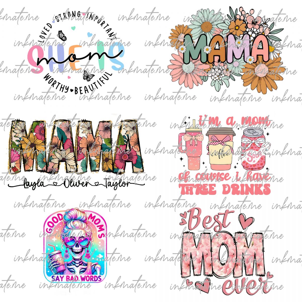 Mom PNG Bundle, Mothers Day Png, Mom Png, Mom Life Png, Girl Mom Png, Mama Png, Mama Sublimation, Blessed Mama Png, Gift For Mom, Mom Shirt