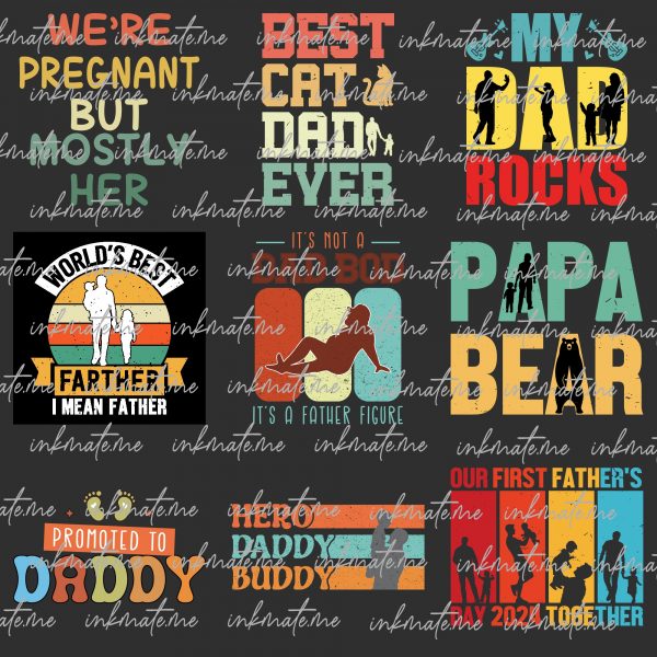 Fathers Day Svg Png Bundle, Dad Bundle Svg, Father Svg, Best Dad Ever Svg, Grandpa Svg, Dad Quote Svg, Gift For Dad, Papa Svg, Gift For Dad