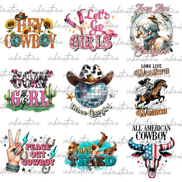 Western Bundle Png, PNG Bundle Png, Western Png, Cowhide, Western PNG, Western Bundle PNG, Sublimation Designs, Digital Download, Western