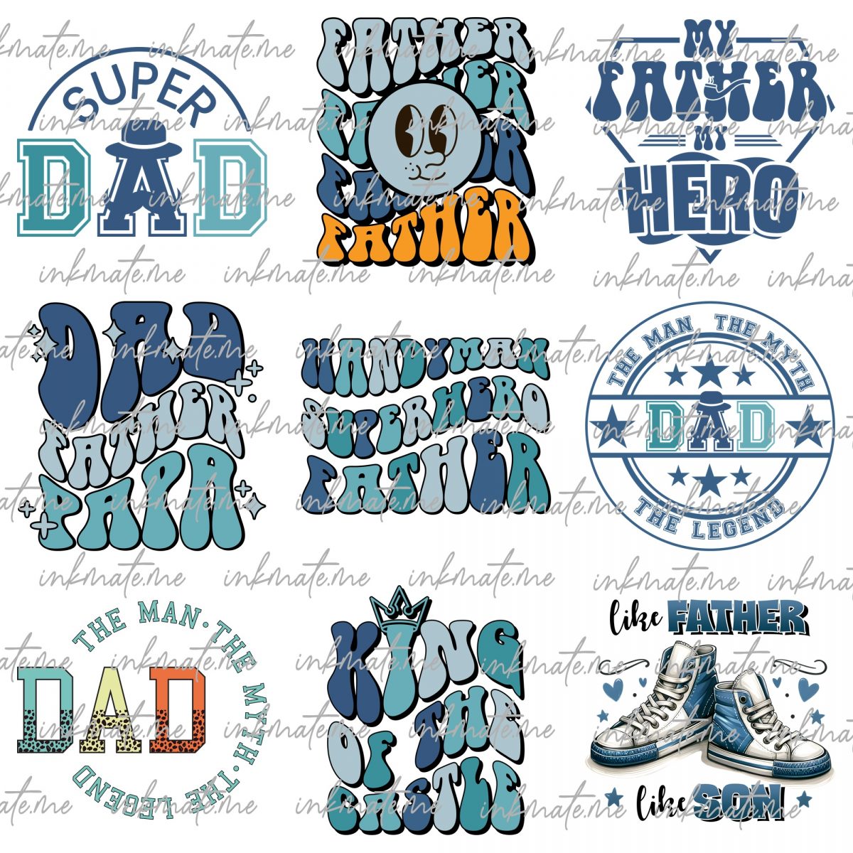 Fathers Day Svg Png Bundle, Dad Bundle Svg, Father Svg, Best Dad Ever Svg, Grandpa Svg, Dad Quote Svg, Gift For Dad, Papa Svg, Gift For Dad