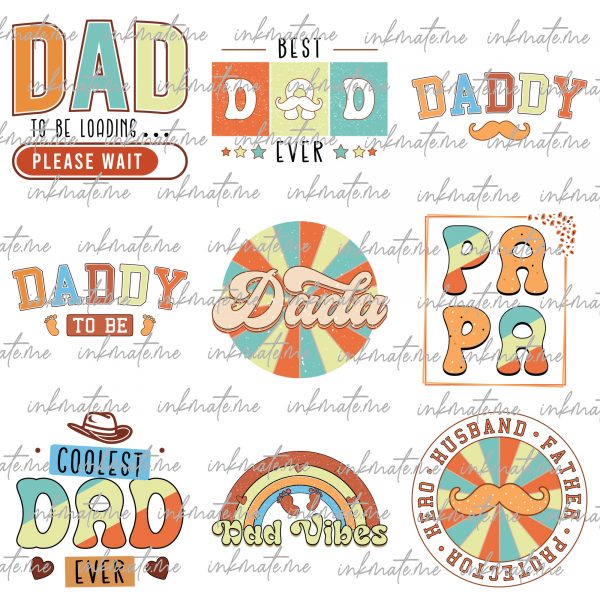 Fathers Day Svg Png Bundle, Dad Bundle Svg, Father Svg, Best Dad Ever Svg, Grandpa Svg, Dad Quote Svg, Gift For Dad, Papa Svg, Gift For Dad