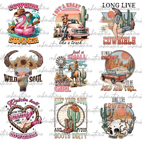 Western Bundle Png, PNG Bundle Png, Western Png, Cowhide, Western PNG, Western Bundle PNG, Sublimation Designs, Digital Download, Western