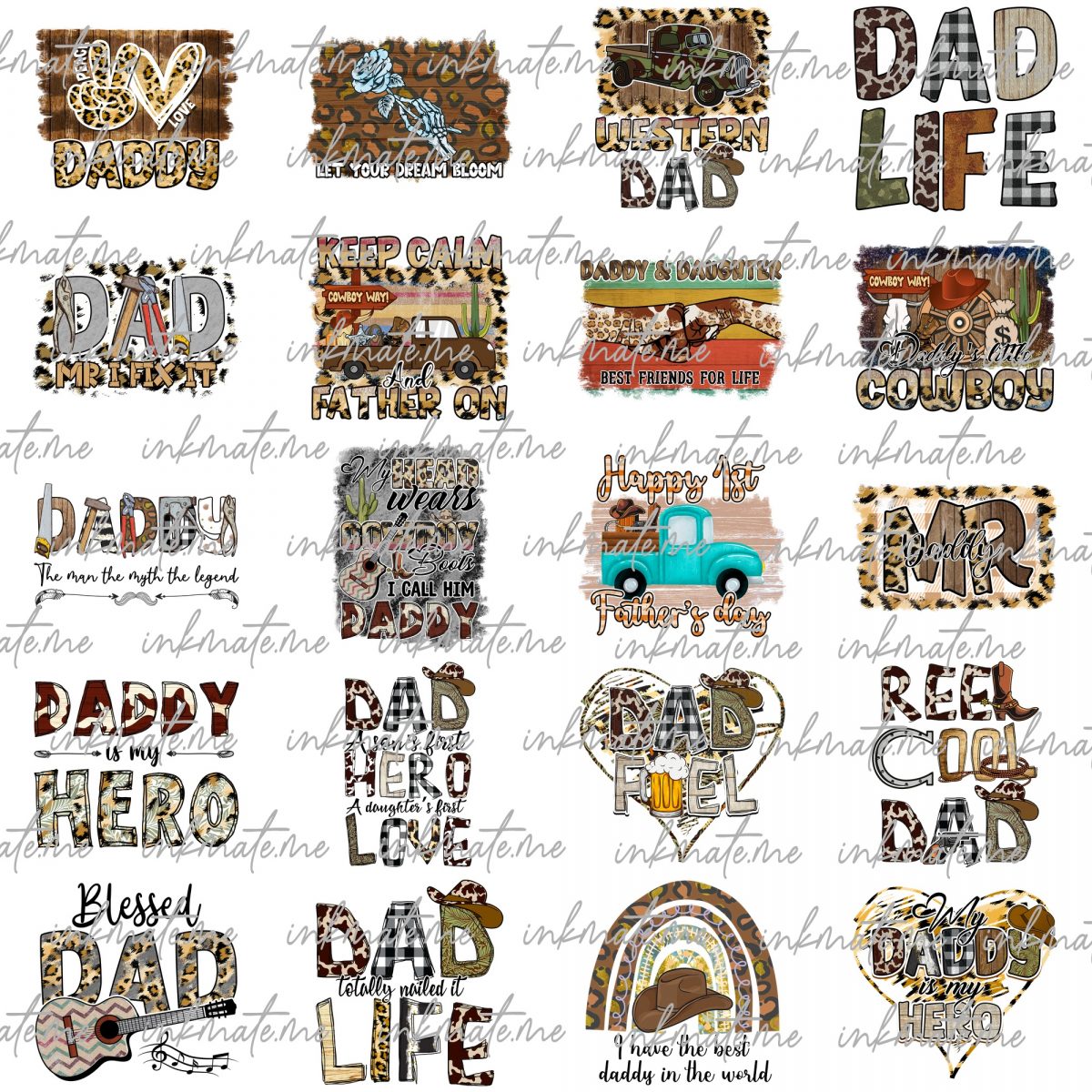 Dad Life Bundle PNG jpeg, (3) digital file instant download for personal/commercial use