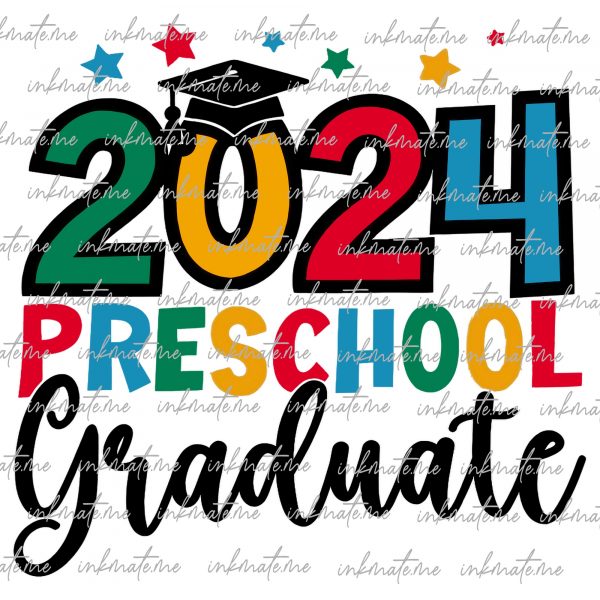 2024 Preschool Graduate SVG, Preschool 2024 SVG, Preschool graduate shirt SVG, Preschool graduation svg