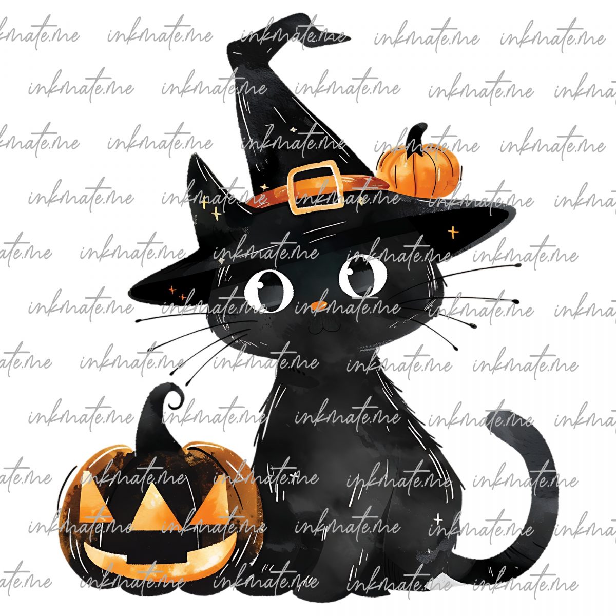 Spooky Cat, Creepy Cat, Wicked Cat, Cat Design, Magic Cat, Cat Art, Halloween Cat