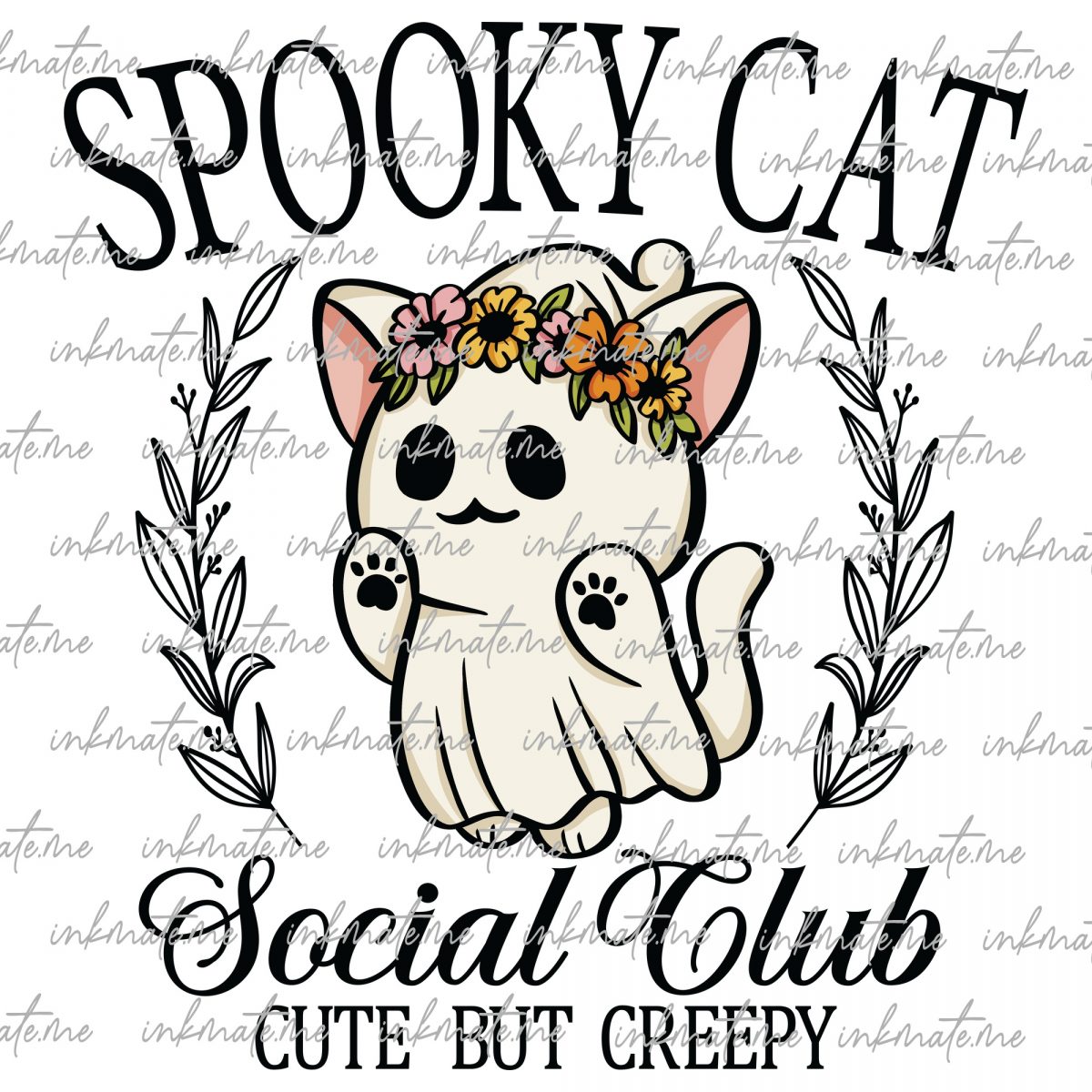 Cat Design, Halloween Cat, Cat Art, Spooky Cat, Creepy Cat, Wicked Cat, Cat Costume