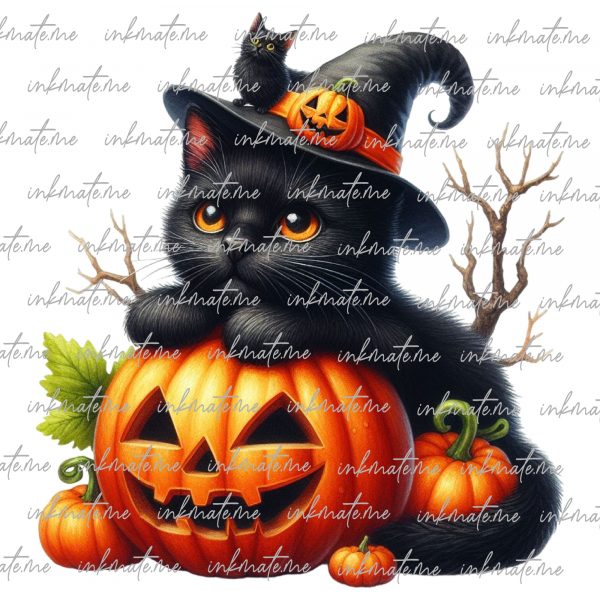 Magic Cat, Cat Art, Wicked Cat, Halloween Cat, Creepy Cat, Cat Costume