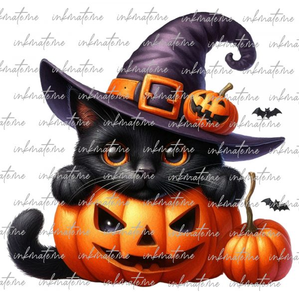 Creepy Cat, Cat Costume, Halloween Cat, Cat Art