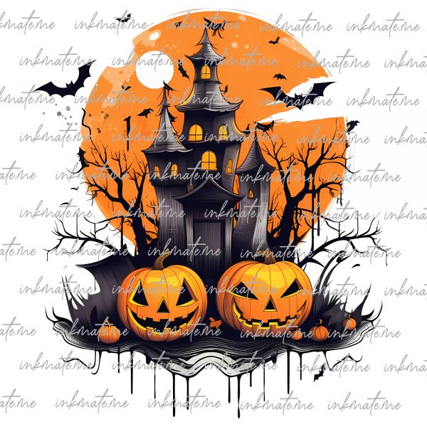 Haunted Pumpkin, Halloween Pumpkin, Halloween Night, Spooky Pumpkin