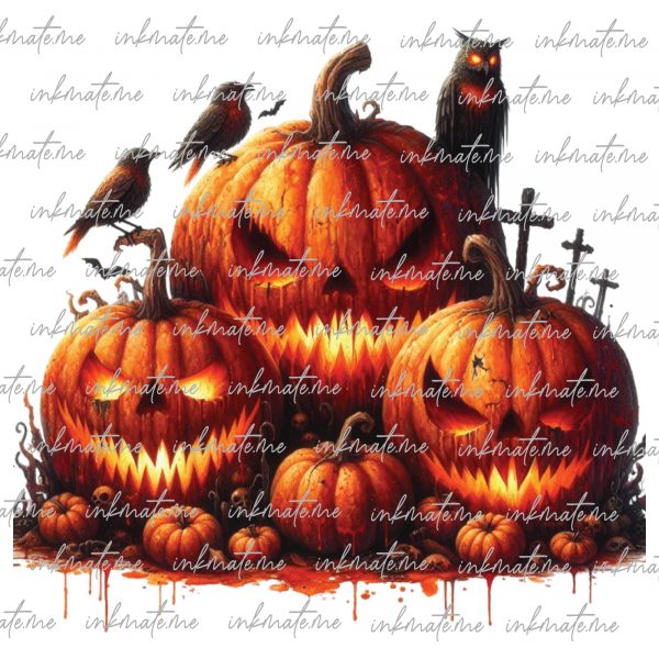 Haunted Pumpkin, Pumpkin Design, Pumpkin Art, Halloween Night