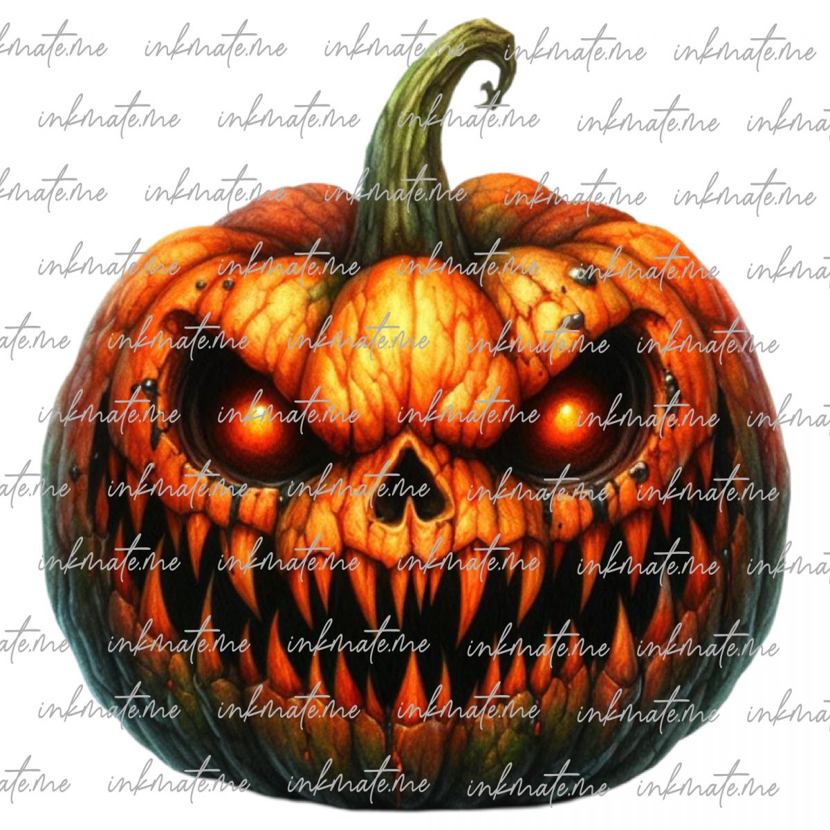 Haunted Pumpkin, Halloween Night, Scary Pumpkin, Jack-o'-Lantern, Halloween Pumpkin