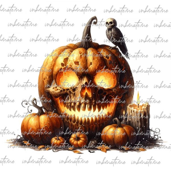 Haunted Pumpkin, Jack-o'-Lantern, Pumpkin Design, Halloween Pumpkin, Carved Pumpkin, Pumpkin Art, Halloween Night