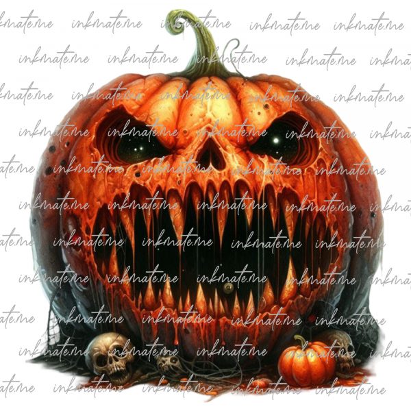 Jack-o'-Lantern, Carved Pumpkin, Pumpkin Design, Spooky Pumpkin, Haunted Pumpkin