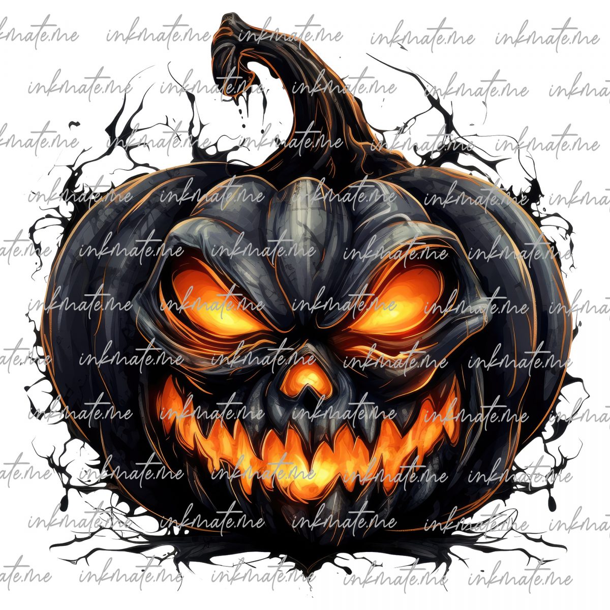 Haunted Pumpkin, Jack-o'-Lantern, Scary Pumpkin, Halloween Pumpkin, Halloween Night, Pumpkin Art