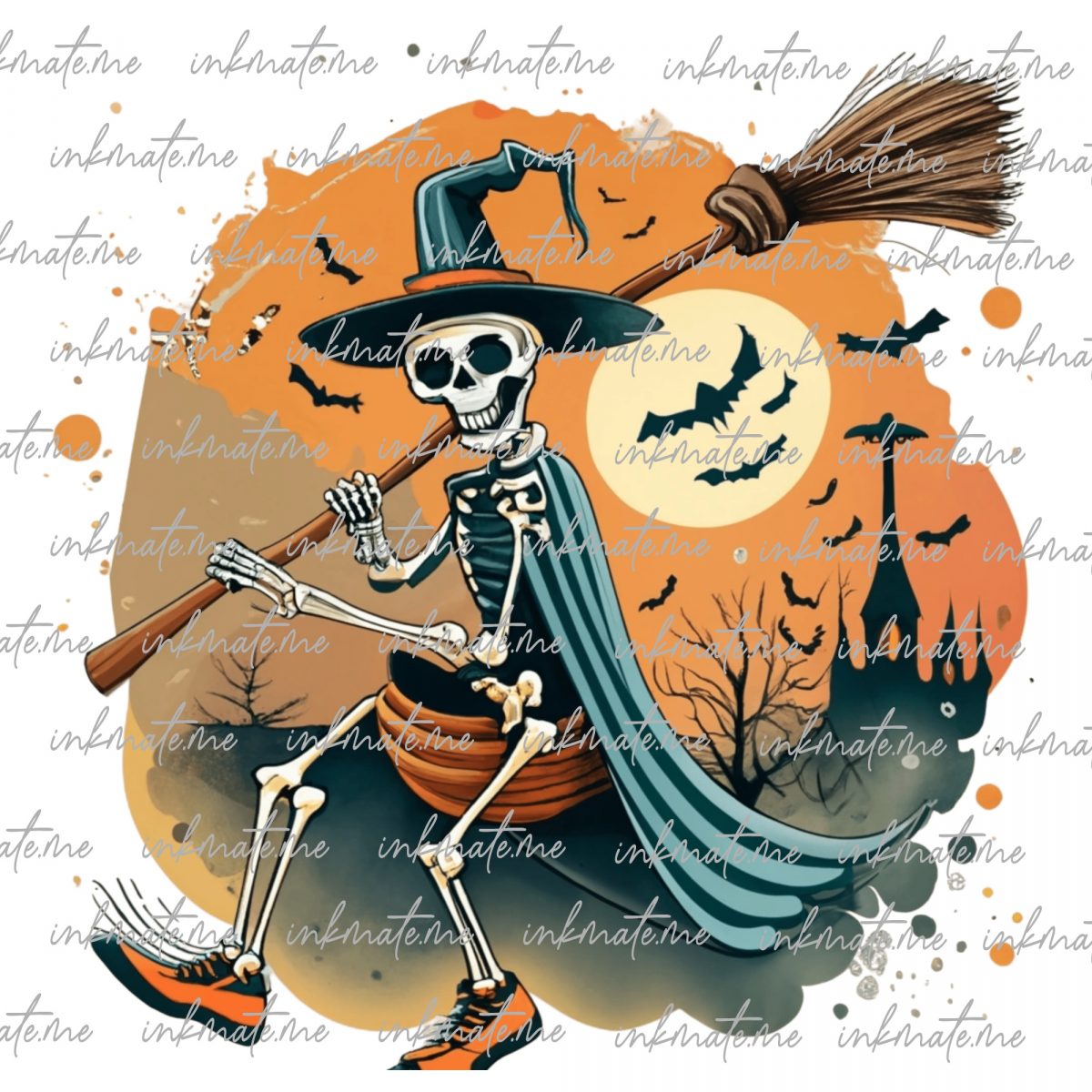 Jack-o'-Lantern, Witch, Spooky, Skeleton, Costume, Black Cat, Creepy, Monster, Halloween Night