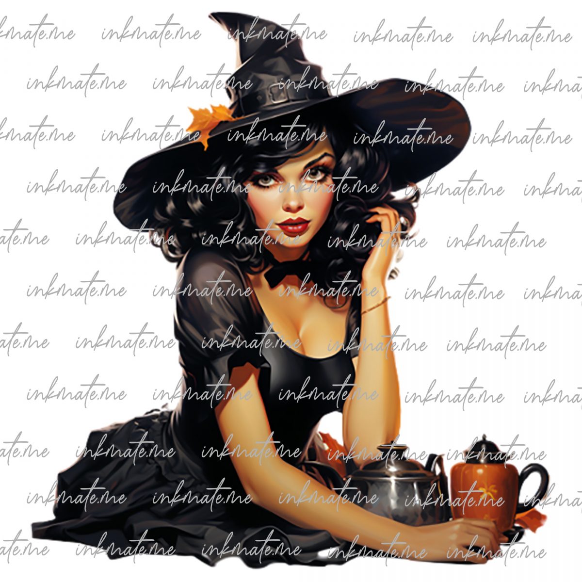 Coven, Spells, Witch Hat, Witchy, Halloween Witch, Potions, Broomstick, Mystical, Black Cat, Cauldron, Magic, Sorceress, Enchanted