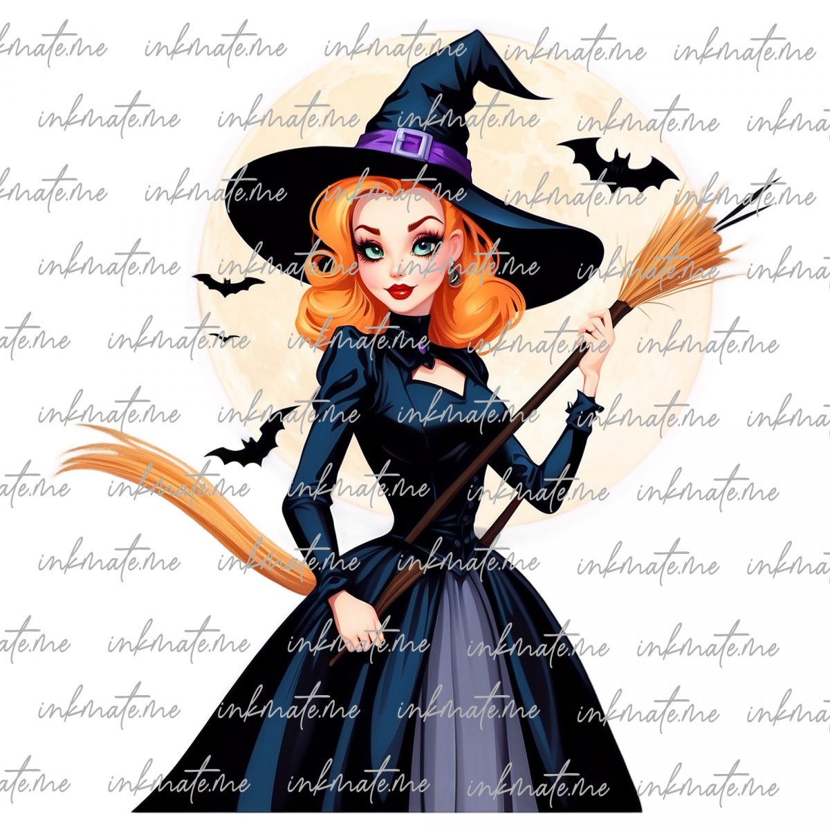 Witchcraft, Broomstick, Halloween Witch, Witch Hat, Magic, Enchanted, Potions, Sorceress, Black Cat, Spells, Witchy, Coven, Mystical, Cauldron, Witch