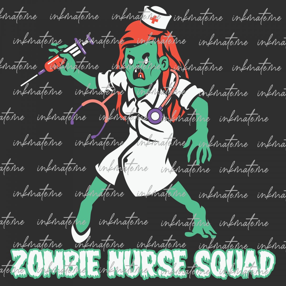 Spooky Nurse, Nurse Halloween Art