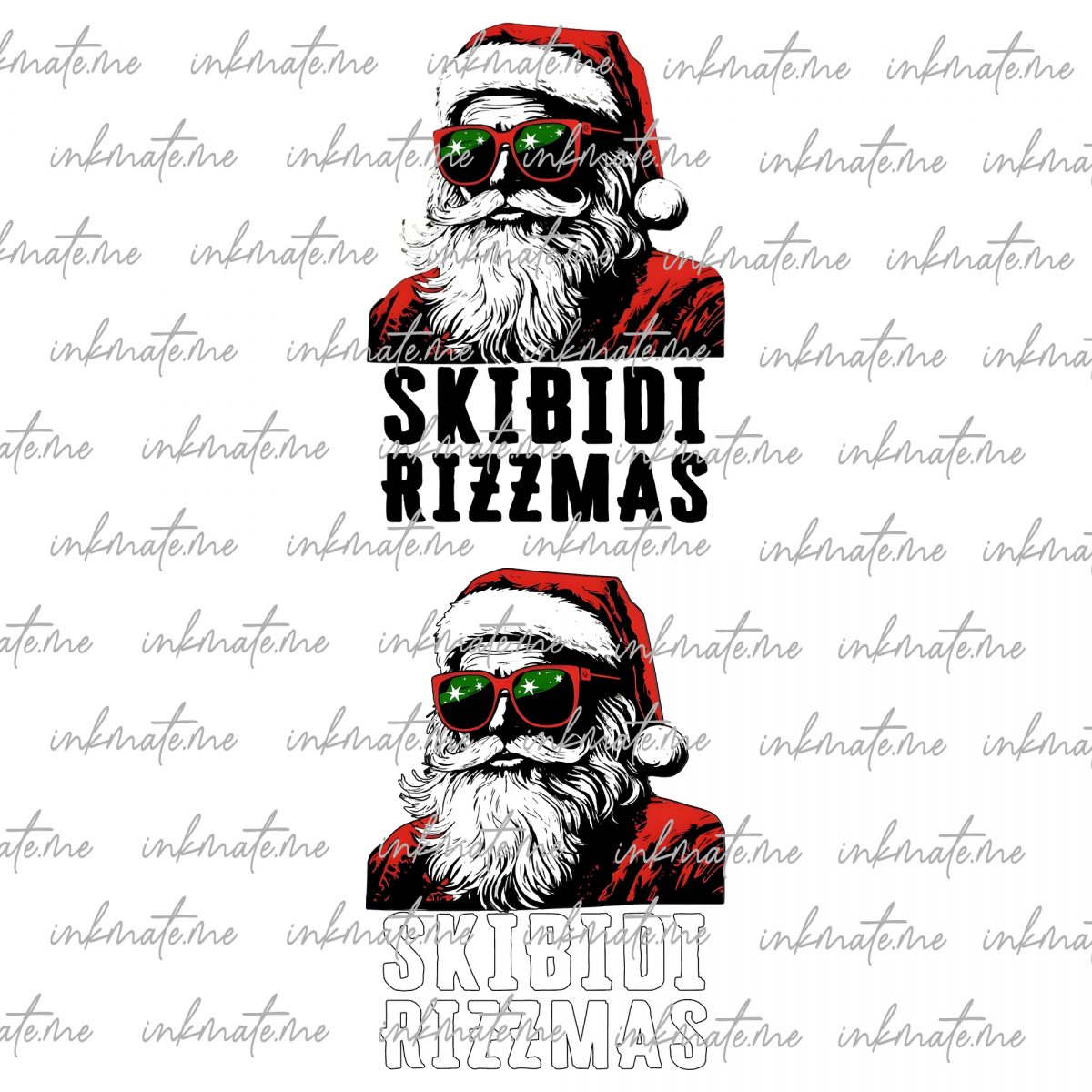 Skibidi Rizzmas PNG, Merry Rizzmas Png, Santa Bruh Christmas PNG, Rizz the Season Png, Rizzmas Christmas Png, Rude Christmas Png, Gifts.