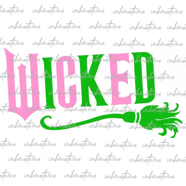 Bundle Wicked Change For Good Png, Defy Gravity Broomstick Magic Wand png, Witch Pink And Green png, Wicked Musical Movie Fan Xmas Gift